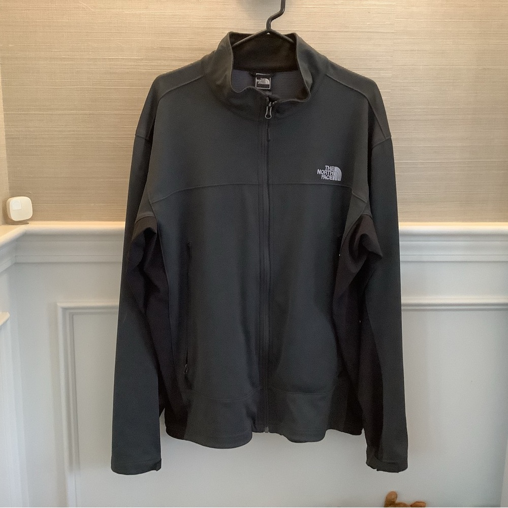 The North Face Dark Charcoal Lightweight Zip-Up Jacket